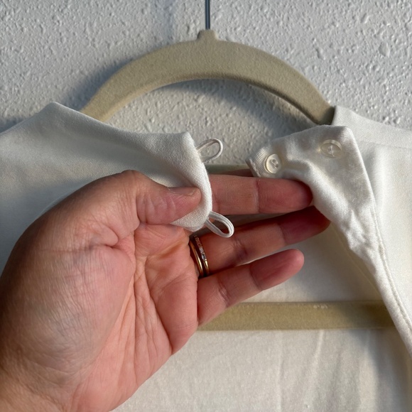 NWT HUTCH Anthropologie Black & White Open Back Jumpsuit - Size 0 - Picture 5 of 11